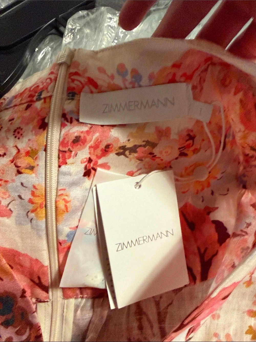 Zimmermann
Devi Floral Print Long Sleeve Linen Minidress Size 1 - Picture 11 of 11